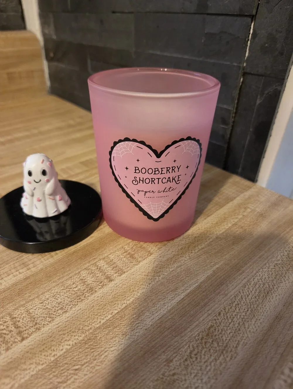 Booberry Shortcake NWT One Wick Candle W/Sprinkle Ghost